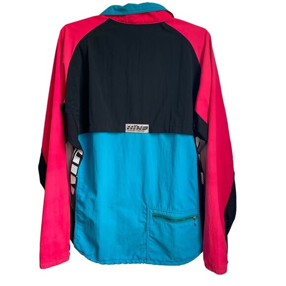 Men’s Hind Colorblock‎ Vintage Zip-up Bicycle Athleisure Active Jacket sz Large - Picture 2 of 13
